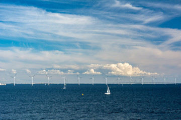 Middelgrunden offshore wind farm in Copenhagen © Michael Mulkens