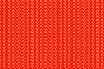 Obraz premium Christmas red knitted pattern. 