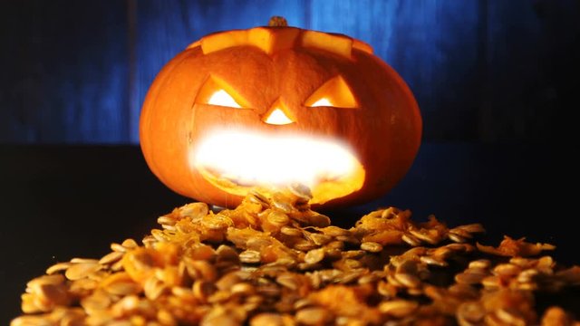 Puking Pumpkin Stopmotion Animation