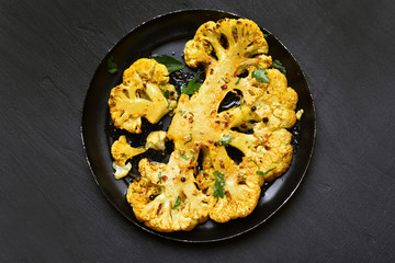 Baked cauliflower steak