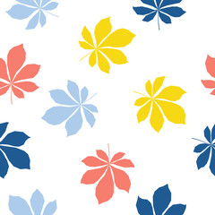 Obraz premium Abstract seamless pattern background. Childish handmade crafted cover
