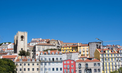 Fototapeta na wymiar Lisbon and Alfama district, Portugal