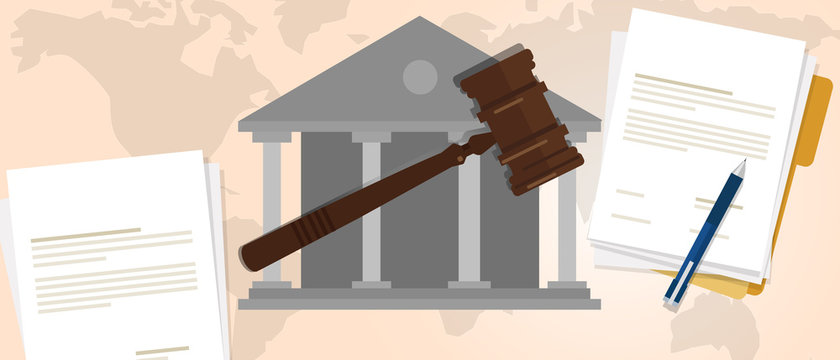 constitutional law verdict case legal gavel wooden hammer crime supreme court auction symbol