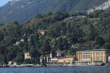 Blick auf Cadenabbia am Comer See