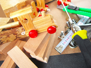 the necessary materials for the construction of the wooden toy and gift shop.hobbies,wood.