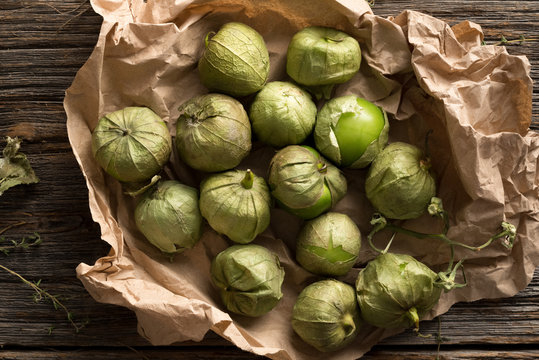 Mexican Food Ingredient:  Tomatillos