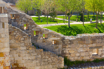 historical and ancient castle of Zamora, Spain