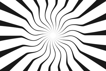 Abstract halftone stripes background. Creative geometric pattern. Vector black and white background.