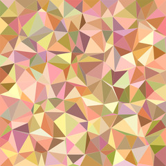 Irregular triangle mosaic vector background design from happy colors
