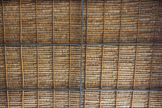 Texture of thatched roof