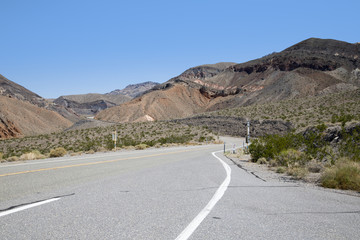 The Death Valley Lanscape in California 