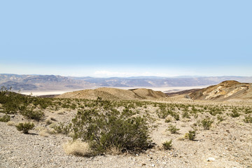 The Death Valley Lanscape in California 
