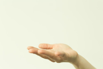 Naklejka premium care hand