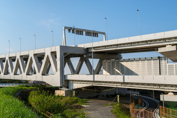 Obraz premium Most drogowy Yokohama Kohoku JCT3