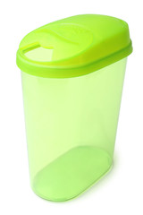 Kitchen plastic storage container with lid