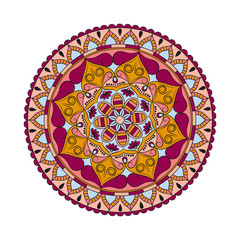Flower Mandalas. Vintage decorative elements. Oriental pattern, vector illustration. Islam, Arabic, Indian, turkish, pakistan, chinese, ottoman motifs
