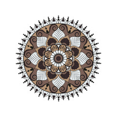 Flower Mandalas. Vintage decorative elements. Oriental pattern, vector illustration. Islam, Arabic, Indian, turkish, pakistan, chinese, ottoman motifs