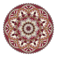 Flower Mandalas. Vintage decorative elements. Oriental pattern, vector illustration. Islam, Arabic, Indian, turkish, pakistan, chinese, ottoman motifs