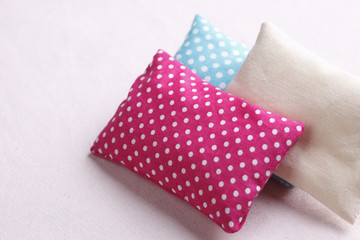 Little cozy cushion with copy space