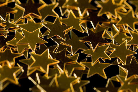 Background Golden Stars