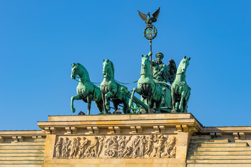 Obraz premium Brandenburger Tor (Quadriga)