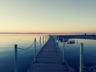 Pier on Lake Balaton