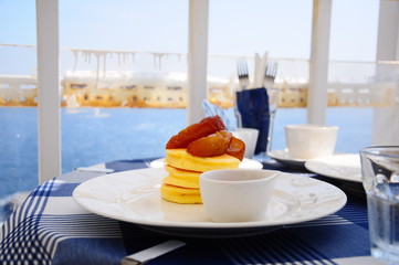 海沿いのパンケーキ