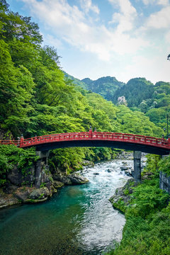 Shinkyo bridge, Nikko, Japan