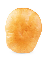 loaf of bread baking delicious isolated