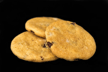 Raisin & Cranbury Cookies on Black