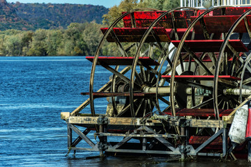 Paddle Wheel From River Boat