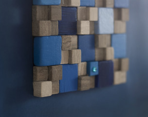 Obraz 3s z kwadratami w kwadracie