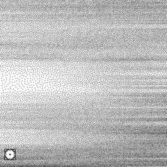 Wavy background. Black and white grainy dotwork design. Pointillism pattern. Stippled vector illustration.