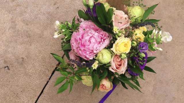 bouquet de mari&eacute;e en Provence
