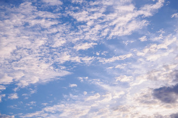 blue sky with clouds nature abstract background