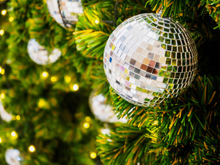 Christmas decorations on the tree