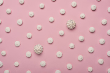 pattern with white marshmallows