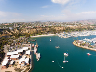 Fototapeta premium Aerial view of Dana Point, California