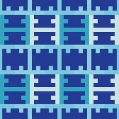 Ethnic boho seamless pattern. Indonesian pattern. Retro motif. Textile rapport.