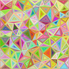 Fototapeta na wymiar Happy color irregular triangle mosaic background design