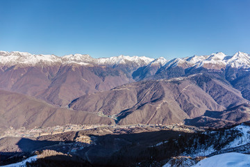 valley in the Caucasus mountains