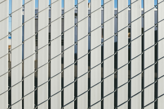 Detail of urban chain-link fence