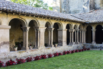 Obraz premium The Abbey of Saint-Papoul, a former roman catholic cathedral in Southern France