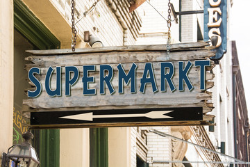 Schild 279 - Supermarkt