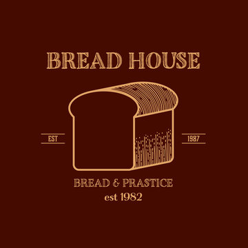 Bakery logos with fresh bread