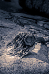Nossenur - Old bolt on the beach