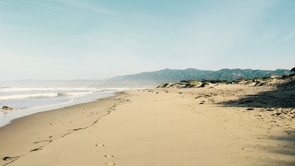 Santa Barbara, California - Morning at Coal Oil Point