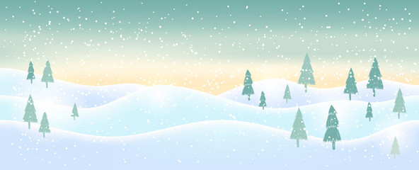 Fototapeta na wymiar Light blue abstract Christmas background with white sparkling sn