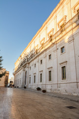 Fototapeta na wymiar Facade of the Ducal Palace of Martina Franca (Italy)