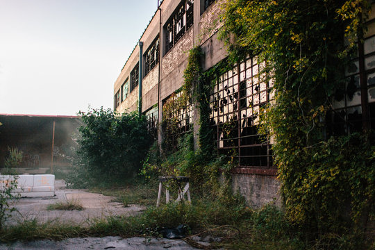 Old abandoned warehouse